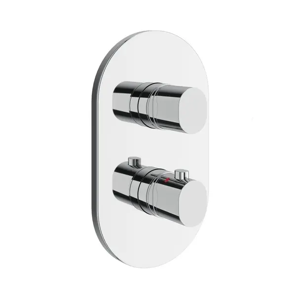 Bestseller Ravak Chrome II CR II 067.00CR.O3.RB071 Falba süllyesztett 3-utas termosztátos csaptelep, többutas R-box multihoz, króm X070457Ravak