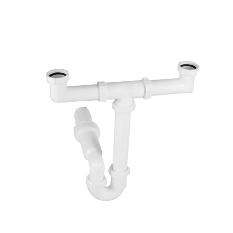 Styron Kétmedencés csőszifon, leeresztőszelep nélkül, Ø50 mm-es elfolyással STY-639-50-2Styron Azonnali szállítás