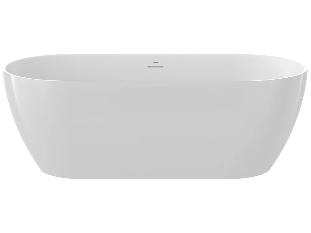 Prémium Ravak Freedom O Tec 170x77 cm szabadonálló kád króm lefolyóval, fehér CC61000000Ravak