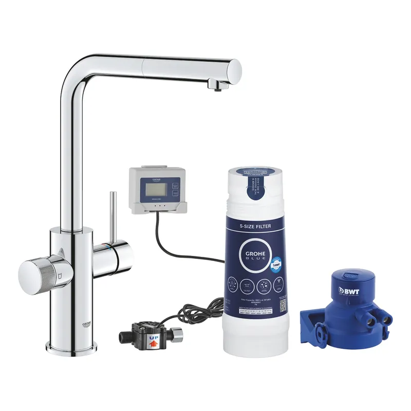Grohe Blue Pure Minta kezdőszett kihúzhatófejes csapteleppel, króm 30591000Grohe Korlátozott ajánlat