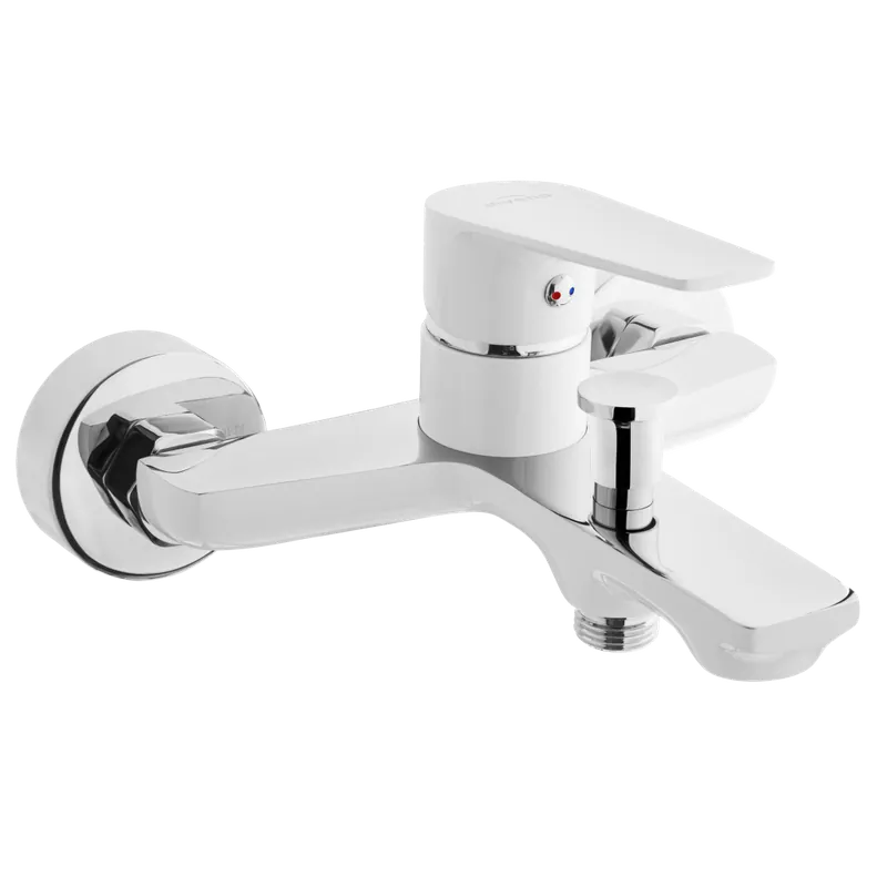 Gyors szállítás Invena Dokos kádcsaptelep, fehér/króm BW-19-002-VInvena