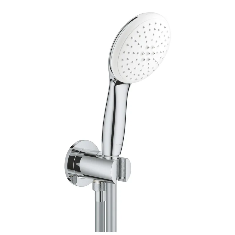 Nézd meg most Grohe Tempesta 110 zuhanyszett két funkciós kézizuhannyal és fali zuhanycsatlakozó könyökkel, króm 26406003Grohe