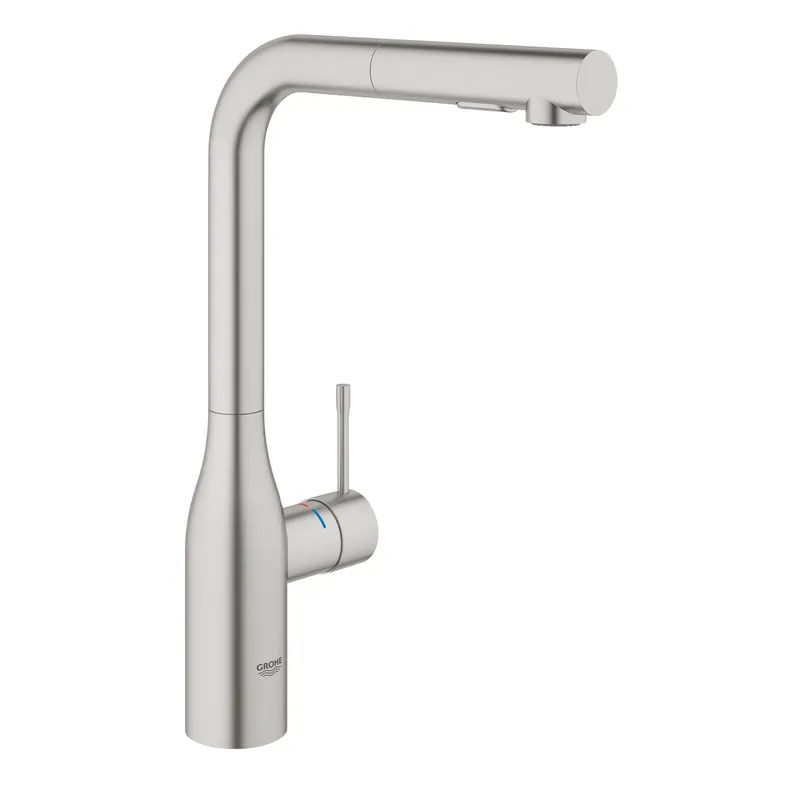 Ne maradj le Grohe Essence mosogató csaptelep kihúzható zuhanyfejjel, supersteel 30504DC0Grohe