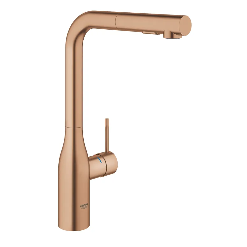 Grohe Essence mosogató csaptelep kihúzható zuhanyfejjel, brushed warm sunset 30504DL0Grohe Végkiárusítás