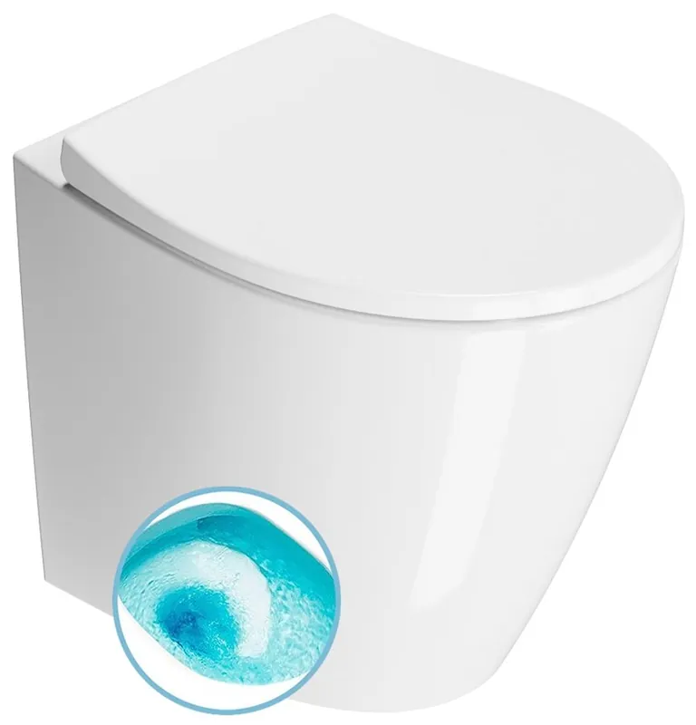 Sapho GSI MODO Swirlflush ExtraGlaze álló WC, fehér 981011Sapho Vásárlói kedvenc