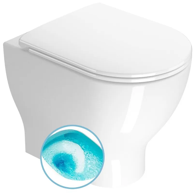 Legjobb ár Sapho GSI CITY PRO Swirlflush ExtraGlaze álló WC, fehér 911011Sapho