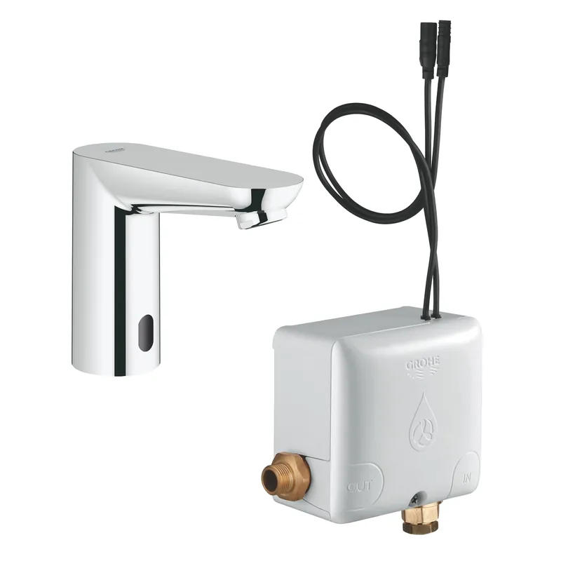 Ne maradj le Grohe Euroeco Cosmopolitan E infrás mosdócsaptelep keverés nélkül 6V, Powerbox 36384000Grohe