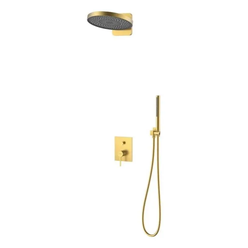 AREZZO design ELEGANT falsík alatti zuhanyszett, szálcsiszolt arany AR-2095BGArezzo Design Prémium