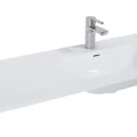 Legnépszerűbb AREZZO design SKAPPA 120 cm jobbos mosdó, fehér AR-145925Arezzo Design