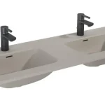 AREZZO design SKAPPA 120 cm dupla mosdó, matt beige AR-146072Arezzo Design Alacsony ár