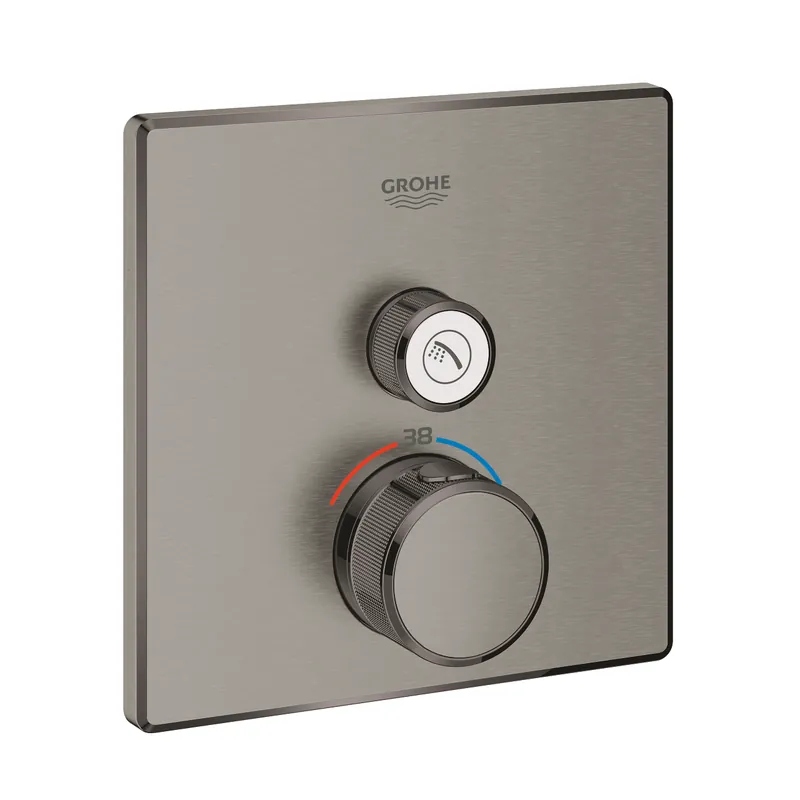 Legjobb ár GROHE Grohtherm SmartControl termosztátos színkészlet 1 fogyasztóhoz, brushed hard graphite 29123AL0Grohe