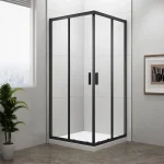 Sapho POLYSAN EASY LINE BLACK 80x80 cm szögletes zuhanykabin transzparent üveggel, matt fekete EL5215BPolysan Népszerű