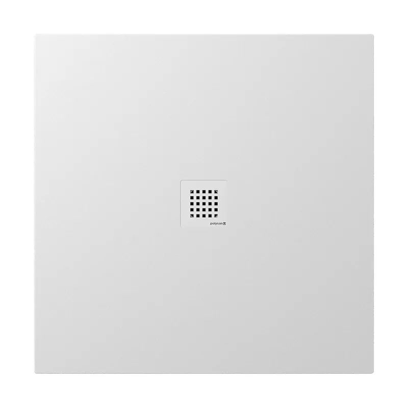 Sapho POLYSAN TRENECA 90x90 cm öntöttmárvány zuhanytálca, matt fehér 84300.11Polysan Népszerű