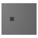 Outlet Sapho POLYSAN TRENECA 100x90 cm öntöttmárvány zuhanytálca, matt szürke 84306.31Polysan