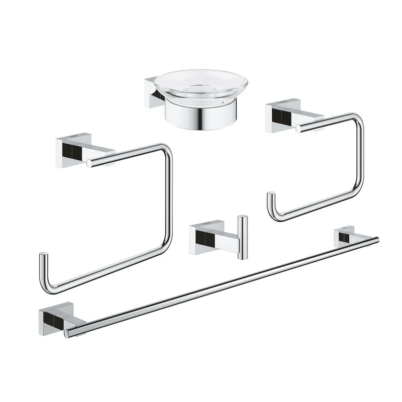 Ajánlat Grohe Essentials Cube fürdőszobai kiegészítőkészlet 5 az 1-ben 40758001Grohe