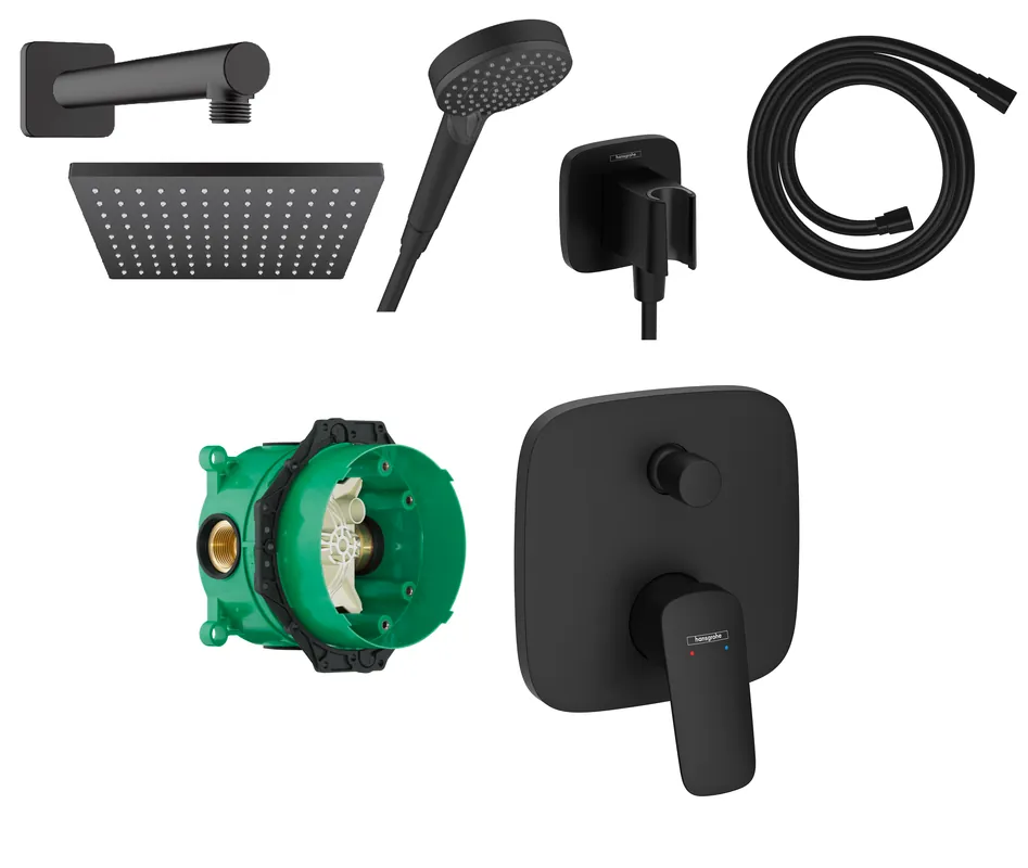 Hansgrohe Logis falsík alatti csaptelep szett, matt fekete SZP-HG36Hansgrohe Biztonságos fizetés