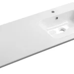 Sapho ARECA 121x51,5 cm jobbos öntöttmárvány mosdó, fehér AC121RSapho Exkluzív ajánlat