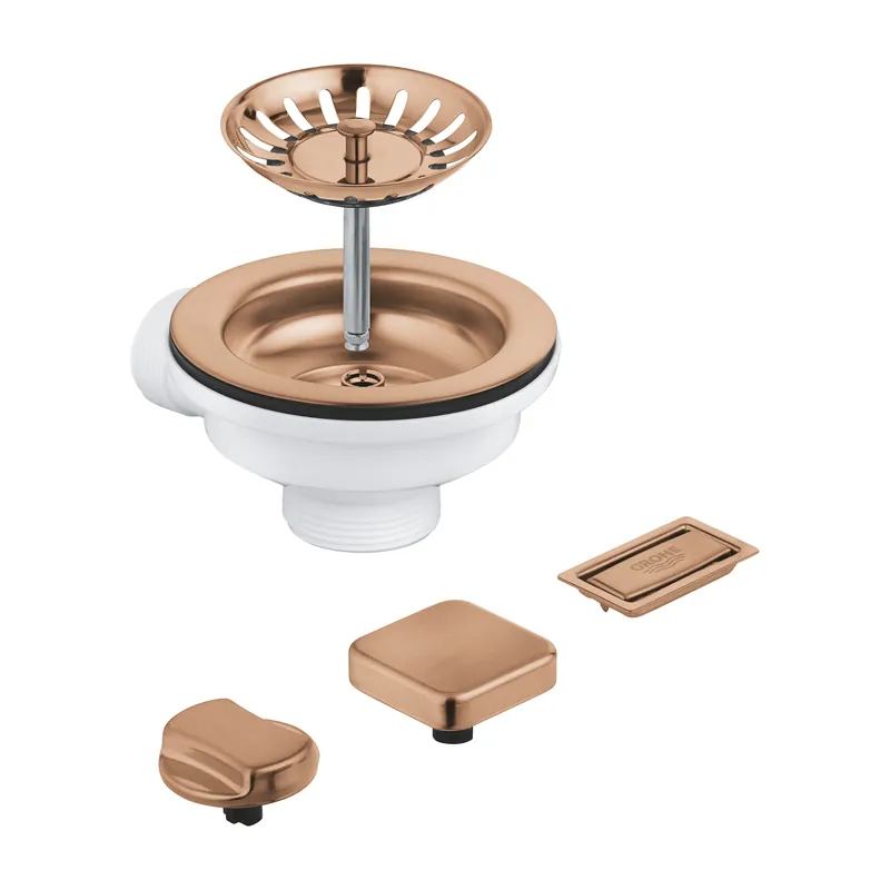 Grohe konyhai leeresztő szett automata kiemelővel 1 medencés mosogatótálcához, Brushed Warm Sunset 40996DL0Grohe Alacsony ár