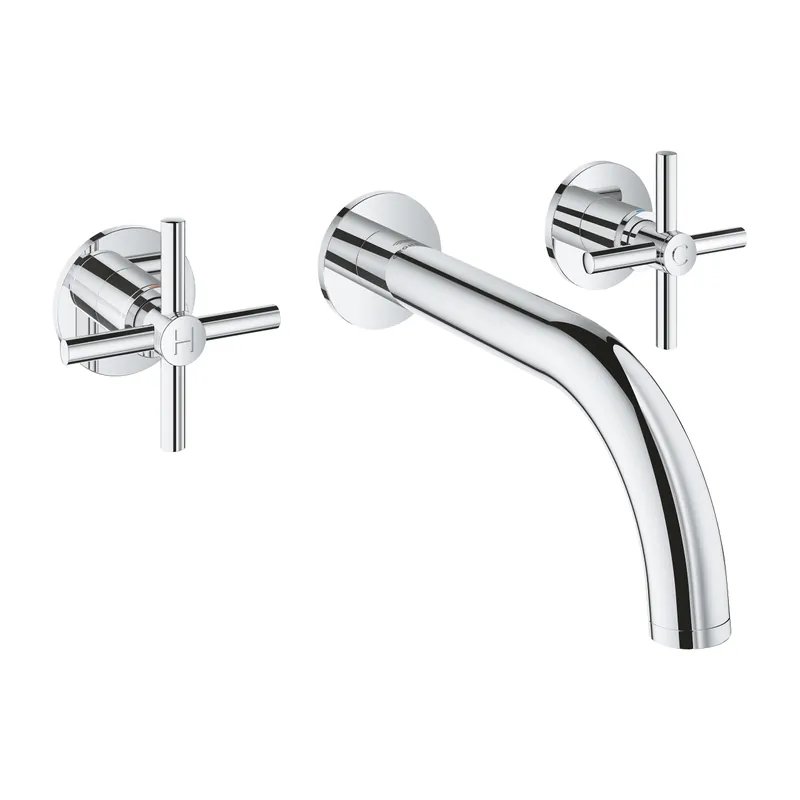 Ajánlat Grohe Atrio 3-lyukas mosdócsaptelep M-es méret, króm 20661000Grohe