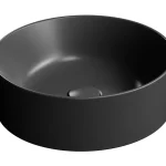 Akciós ár Sapho GSI KUBE X 40 cm kerámiamosdó, matt fekete 942626Sapho