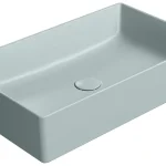 Kiárusítás Sapho GSI KUBE X 60x37 cm kerámiamosdó, matt jégkék 945315Sapho