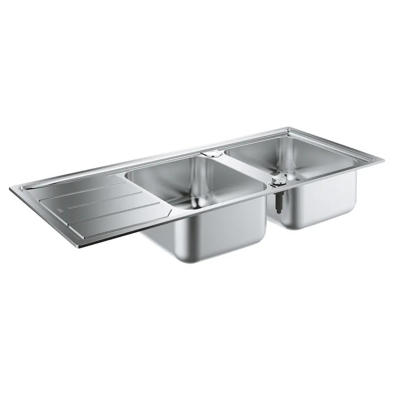 Ajánlat Grohe K500 rozsdamentes acél mosogatótálca csepegtetővel 31588SD0Grohe