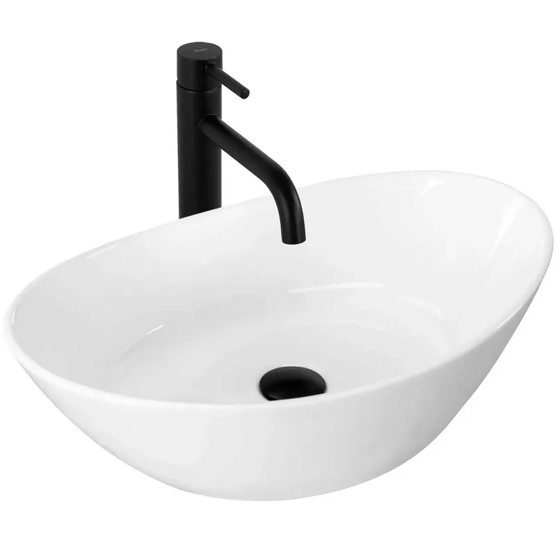 REA Kate 56 pultra ültethető mosdó 55,5x33,5 cm REA-U6801Rea Újdonság