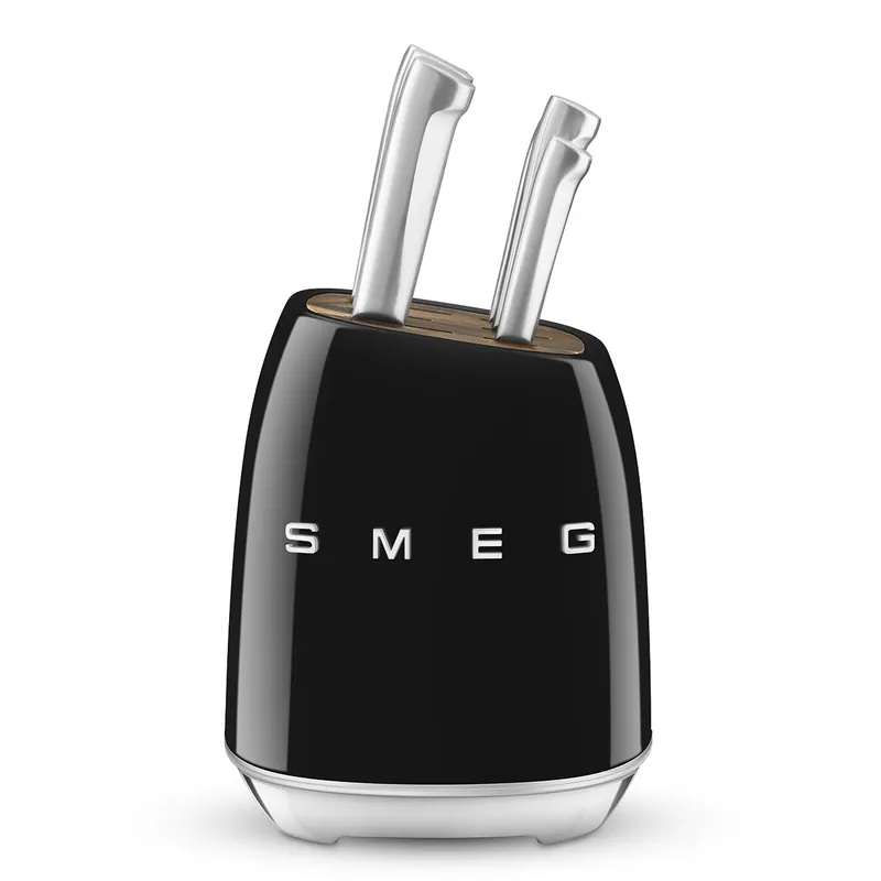 SMEG retro kés készlet, fekete KBSF02BLSMEG Biztonságos fizetés
