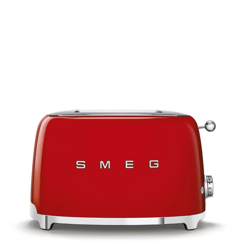 SMEG retro 2 szeletes kenyérpirító, piros TSF01RDEUSMEG Kiárusítás