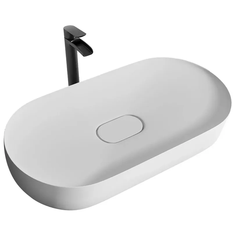 Biztonságos fizetés Rea Iris pultra ültethető mosdó 70x35,5 cm, fehér REA-U4305Rea