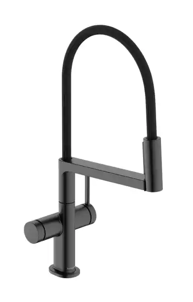 Hansgrohe Talis Select M54 PowderSpray egykaros konyhai csaptelep Semi-Pro, 3jet, szálcsiszolt fekete króm 72861340Hansgrohe Akciós ár