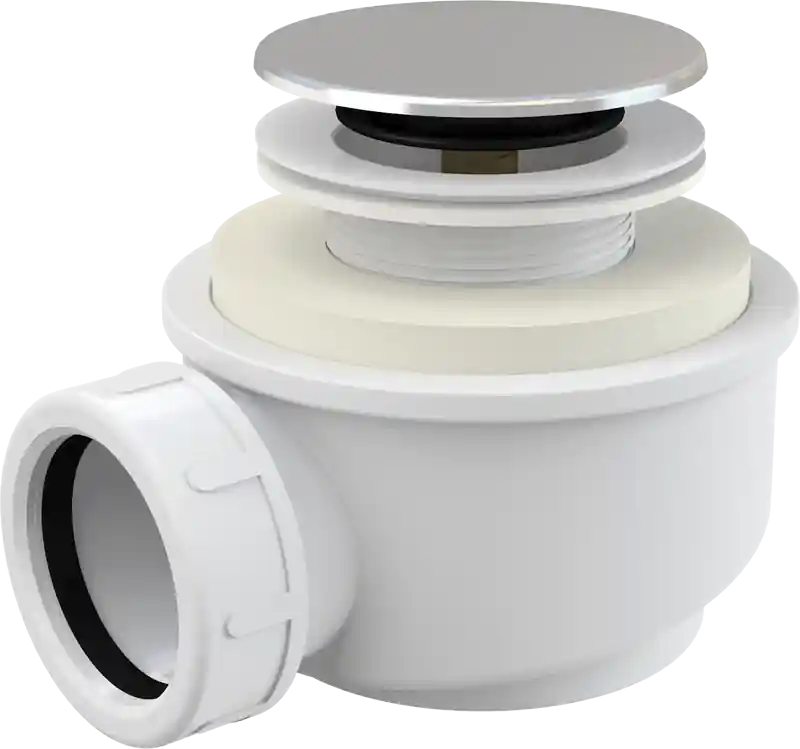 Outlet ALCA (Alcaplast) click/clack zuhanytálca szifon, króm A476Alcaplast