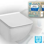 Kedvezményes ár Jika Pure perem nélküli fali wc lassú záródású ülőkével szett H8664240000001 (K)Jika