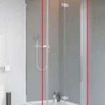 Végkiárusítás Radaway Nes KDJ-B zuhanykabin ajtó 80 cm jobbos, króm 10025080-01-01RRadaway