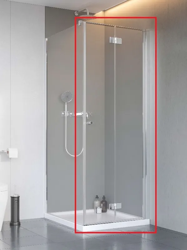 Végkiárusítás Radaway Nes KDJ-B zuhanykabin ajtó 80 cm jobbos, króm 10025080-01-01RRadaway