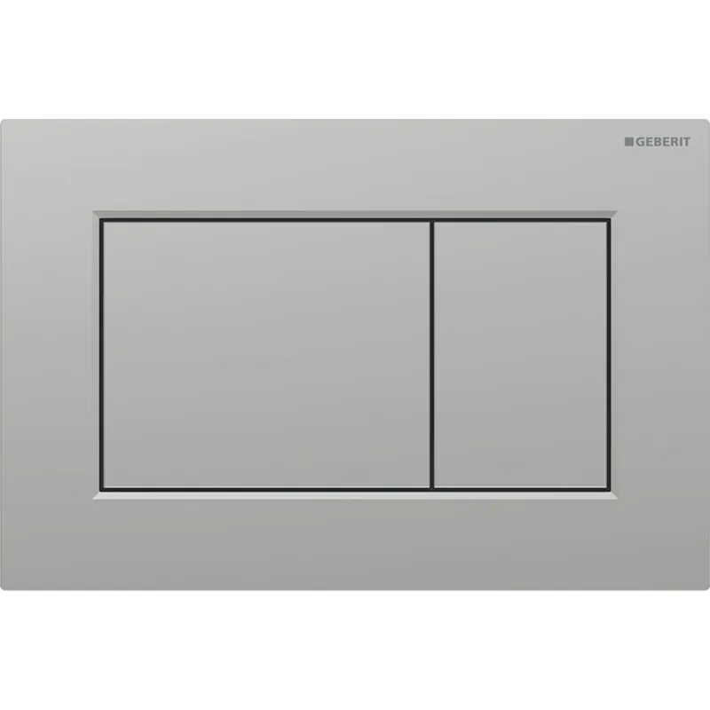 Geberit Sigma01 Square működtetőlap 2 mennyiséges öblítéshez easy-to-clean bevonattal, matt króm 115.660.JQ.1Geberit Biztonságos vásárlás