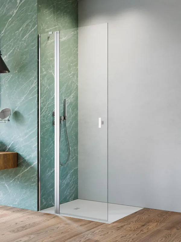 Szuper akció Radaway Nes KDD II 100 cm balos Walk-in zuhanyfal, króm 10031100-01-01LRadaway