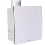 Árcsökkenés Aerauliqa QXD-80HT ventilátor, magas nyomásértékkel, utószellőztető és páraérzékelő funkcióval, beépített pillangószeleppel, WC csésze elszívásához 004647Aerauliqa