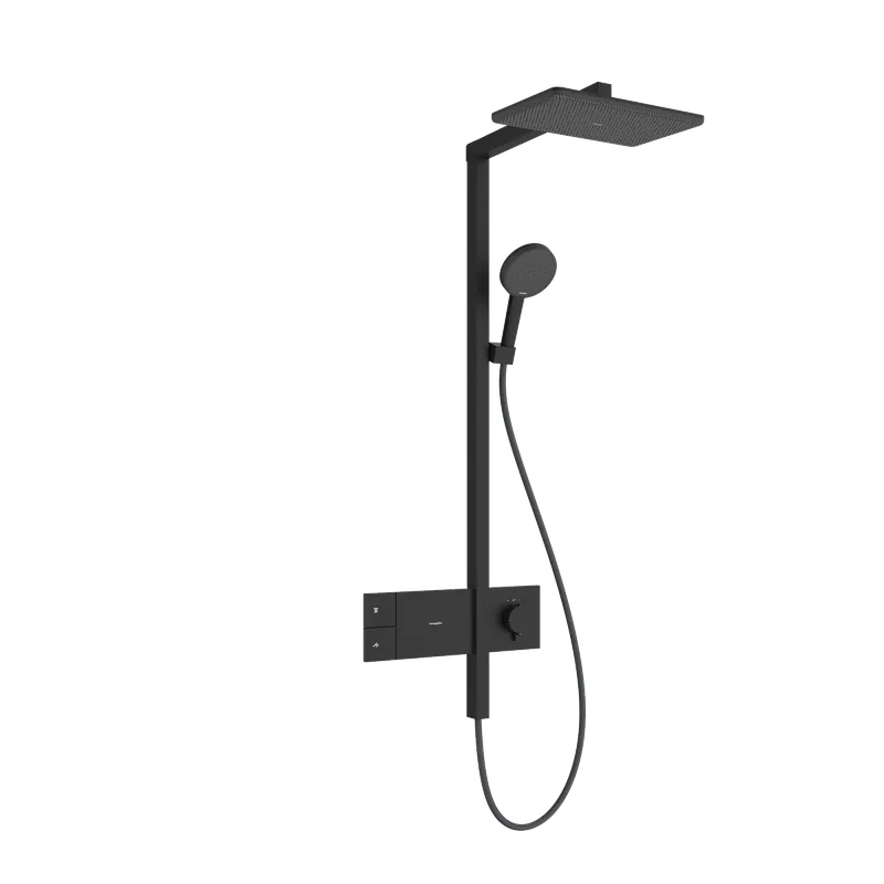 Hansgrohe Raindance Alive Q Showerpipe 210/340 1jet termosztátos zuhanyrendszer, matt fekete 24580670Hansgrohe Gyors szállítás