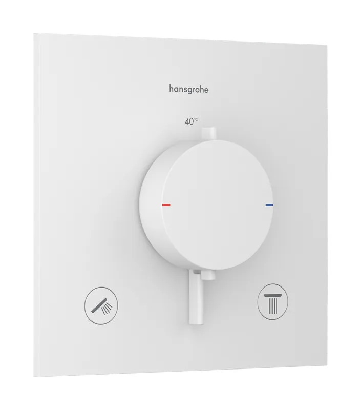 Hansgrohe Ecostat Comfort E 2 funkciós falsík alatti termosztát, matt fehér 33711700Hansgrohe Expressz kézbesítés