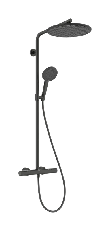 Hansgrohe Raindance Alive S Puro Showerpipe Ecostat Element 300 1jet termosztátos zuhanyrendszer, szálcsiszolt fekete króm 24592340Hansgrohe Vedd meg most