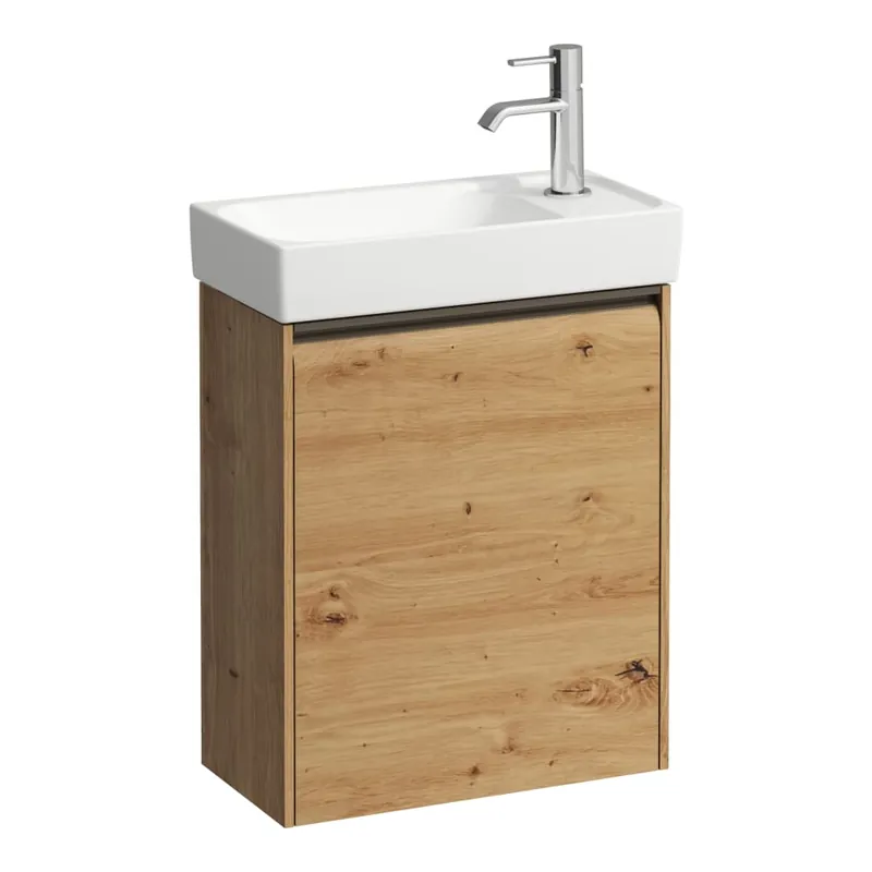 Árcsökkenés Laufen Meda alsószekrény 460 mm, 1 ajtóval, ajtózsanér jobb oldalon, H815113 mosdóhoz, vad tölgy H4215520112671Laufen