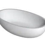 Népszerű Riho Escala Solid Surface pultra ültethető mosdótál 55x32 cm, matt fehér W030001105Riho
