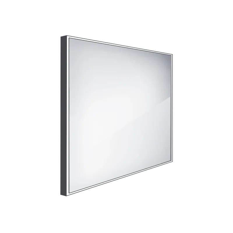 Kedvezményes ár Roltechnik NIMCO 70x70 cm LED tükör, matt fekete ZPC 13077-90Roltechnik