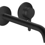 Hansgrohe Axor One fali mosdócsaptelep 220mm kifolyóval, matt fekete 48120670Axor Expressz szállítás