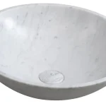 Sapho BLOK 42 cm kőmosdó, fehér carrara 2401-42Sapho Végkiárusítás