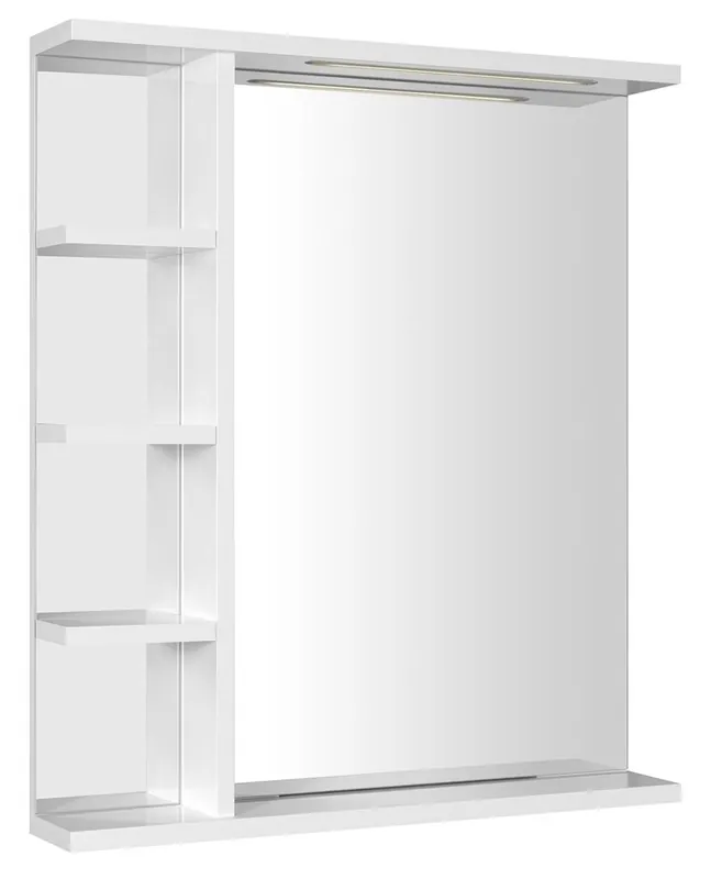 Sapho AQUALINE KORIN 60x70 cm LED tükör polcokkal, fehér KO370SAqualine Kedvezményes ár