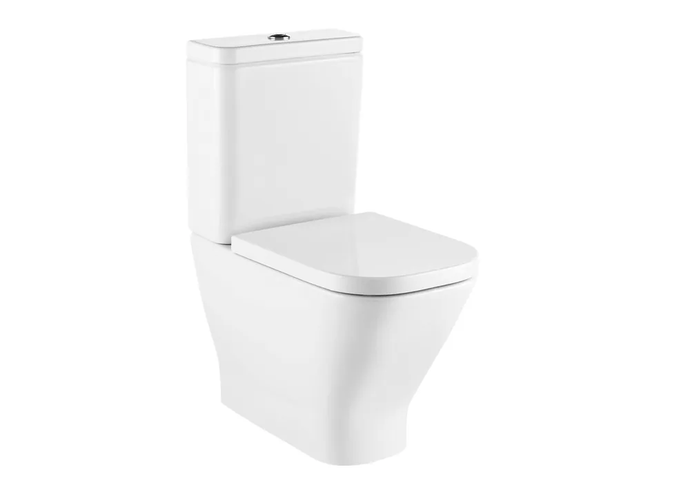 Prémium Roca The Gap Square monoblokkos wc csésze Compact Clean Rim -perem nélküli, A34273A000Roca