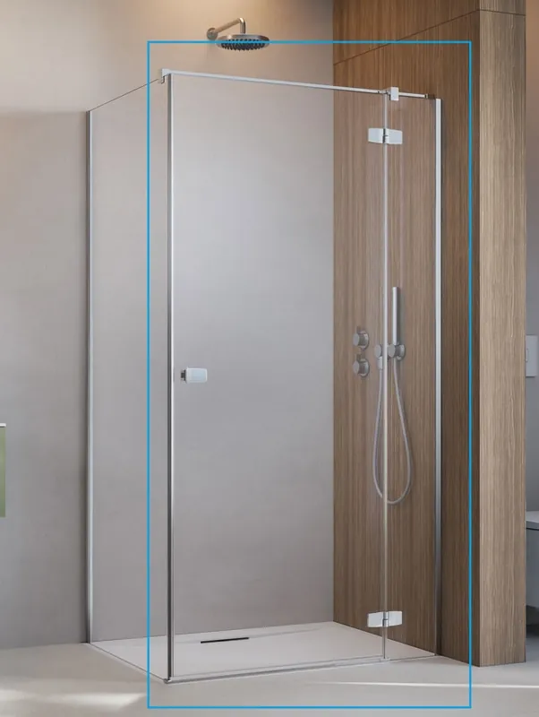 Biztonságos fizetés Radaway Fuenta KDJ 120 cm jobbos zuhanykabin ajtó, króm 1384042-01-01RRadaway