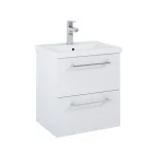 Roca Roma Compact 51 cm fürdőszoba bútor mosdóval, fényes fehér A852472806Roca Bestseller